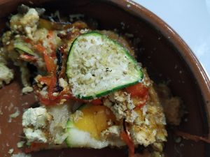 Lasaña vegana at Armonia in Mallorca