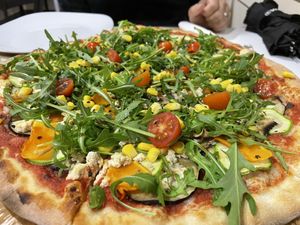 Pizza Vegana  at Armonia in Mallorca