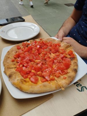 Vegan bruschetta at Armonia in Mallorca