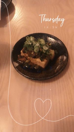 Tofu starter  at Kushi-ya in Nottingham