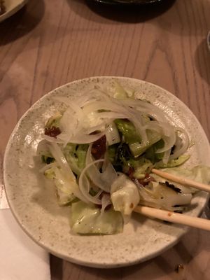 Cabbage salad  at Kushi-ya in Nottingham