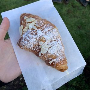 Almond Croissant!! 🥐  at Animal Liberation Kitchen in Toronto