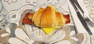 Just Egg croissant at Animal Liberation Kitchen in Toronto