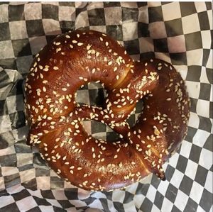 soft pretzel at Animal Liberation Kitchen in Toronto