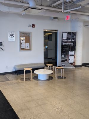 Seating at Animal Liberation Kitchen in Toronto
