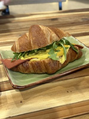 Bennie croissant   at Animal Liberation Kitchen in Toronto