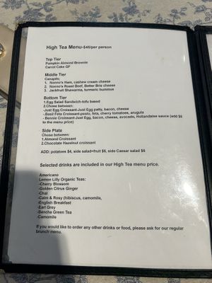Menu   at Animal Liberation Kitchen in Toronto