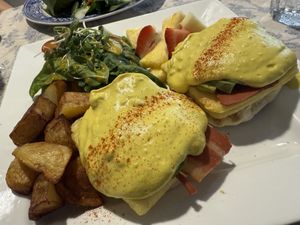 Un-eggs benny🤤  at Animal Liberation Kitchen in Toronto