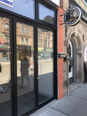 The storefront at Animal Liberation Kitchen in Toronto