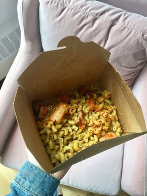 Mac and cheese 😍 at Animal Liberation Kitchen in Toronto