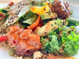 Quinoa Salad at Animal Liberation Kitchen in Toronto