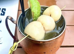 lychee mule  at JINYA Ramen Bar in Dallas