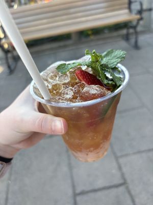 pimms cup!  at Walt Disney World - Rose & Crown in Lake Buena Vista