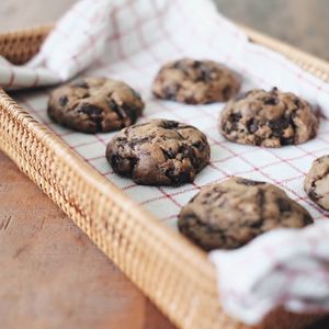 Chocolate Chunk Cookies at Roots Cafe in Siem Reap