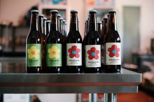 Flowers Craft Beer at Roots Cafe in Siem Reap