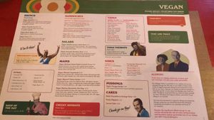 Vegan Menu (AUG 2021) at Lounges - Torello Lounge  in Prestatyn