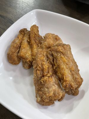 Vegan fried chicken  at New Room - 새실 in Gyeongsan