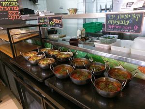 More dishes  at Noon in Ramat Gan