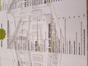 Part of the menu at Auberge Koeppchen in Wormeldingen