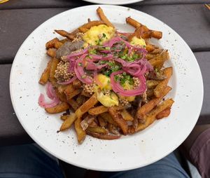 Poutine  at Eaternia in Prague