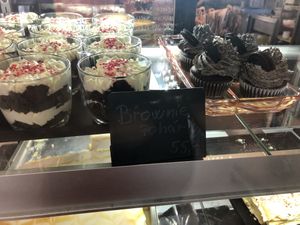 Always plenty desserts to choose from   at Eaternia in Prague