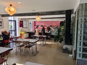 Inside of Eaternia at Eaternia in Prague