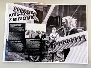 Page of Menu and Zine at Eaternia at Eaternia in Prague