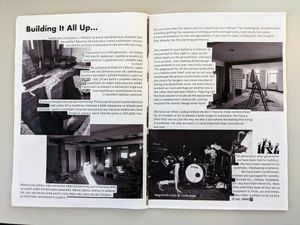 Page of Menu and Zine at Eaternia at Eaternia in Prague