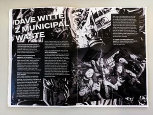 Page of Menu and Zine at Eaternia at Eaternia in Prague