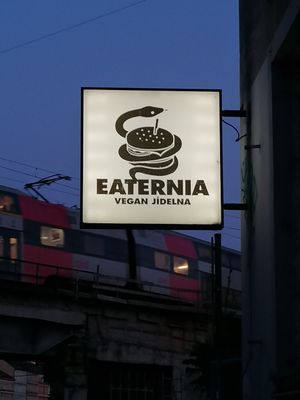 Look out for the sign at Eaternia in Prague