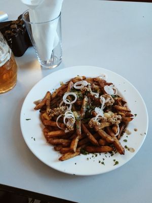 the lovely poutine at Eaternia in Prague