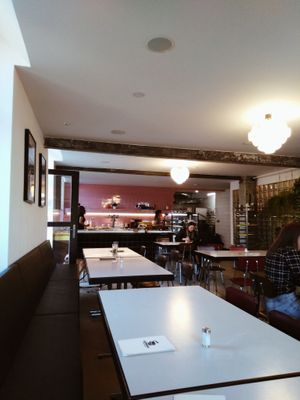 the canteen itself at Eaternia in Prague