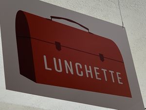 Signage  at Lunchette in Petaluma