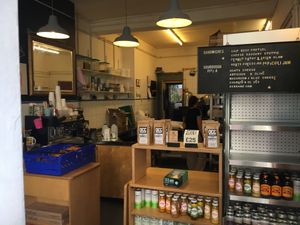 Inside at Pink Lane Bakery in Newcastle Upon Tyne