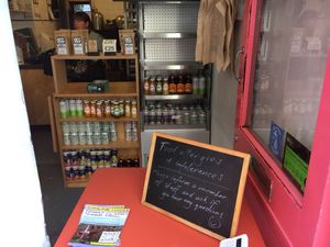 Counter at Pink Lane Bakery in Newcastle Upon Tyne