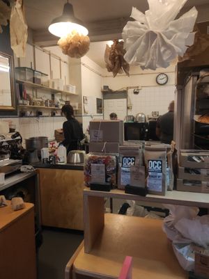 Inside at Pink Lane Bakery in Newcastle Upon Tyne