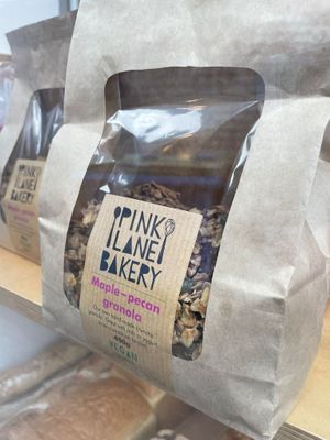 Vegan granola at Pink Lane Bakery in Newcastle Upon Tyne
