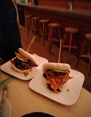 Tasty vegan buns at Ichi Bites in Ghent