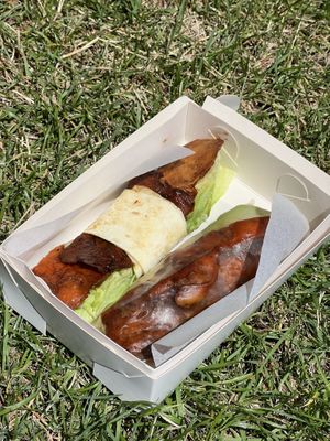 Cold rolls  at Chai Vegetarian Cuisine in Hobart