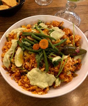 Vegan paella  at Todo Un Poco in Elk Grove