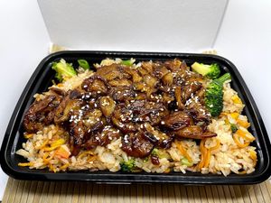 Rambo Frice Rice with Teriyaki Duck at Vinh Loi Tofu in Cerritos
