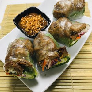 DUCK SPRING ROLLS at Vinh Loi Tofu in Cerritos