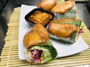 CHICKEN ROLLS at Vinh Loi Tofu in Cerritos