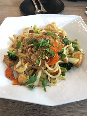 Beef udon stir fry  at Vinh Loi Tofu in Cerritos
