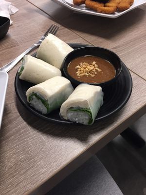 Fresh tofu spring rolls! at Vinh Loi Tofu in Cerritos