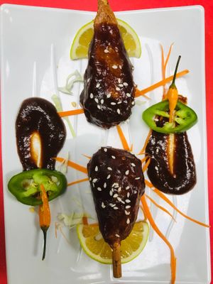 El Diablo drumsticks  at Vinh Loi Tofu in Cerritos