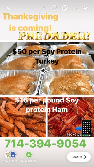 Vegan Turkey and Ham at Vinh Loi Tofu in Cerritos