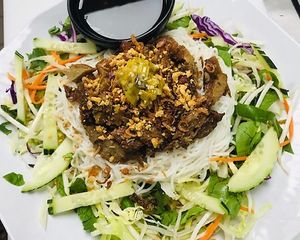 Cold Noodle Salad - Bun Thit Nuong at Vinh Loi Tofu in Cerritos