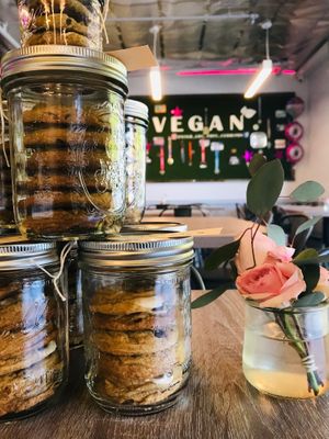 Cookie jar. Gift at Vinh Loi Tofu in Cerritos