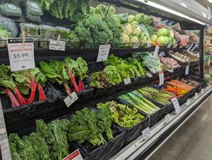 Fresh veg at Commonsense Organics in Lower Hutt